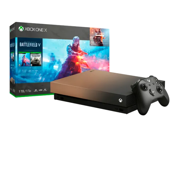 Microsoft Xbox One X + Battlefield V Deluxe Edition + Battlefield One + Battlefield 1943 Черный photo 13