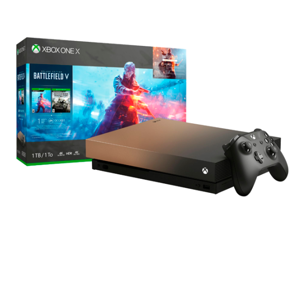Microsoft Xbox One X + Battlefield V Deluxe Edition + Battlefield One + Battlefield 1943 Черный photo 13