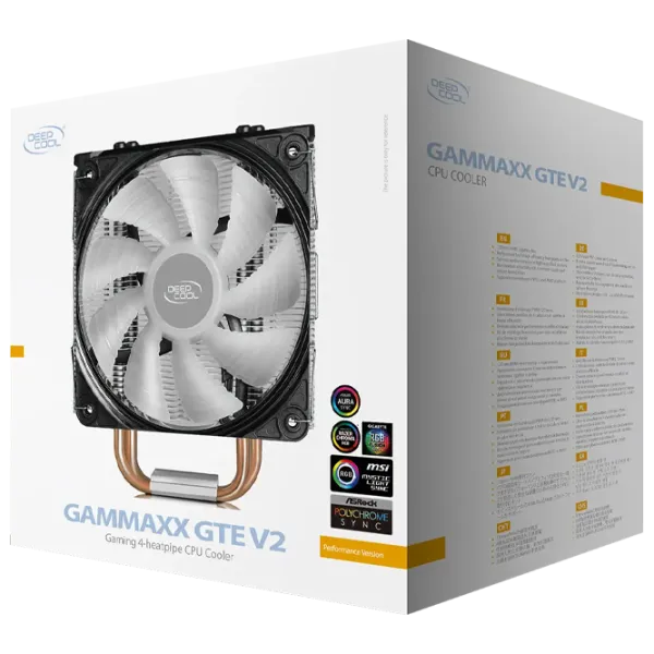 Cooler Deepcool GTE V2 Hidrodinamic/ 1650 rpm photo 5