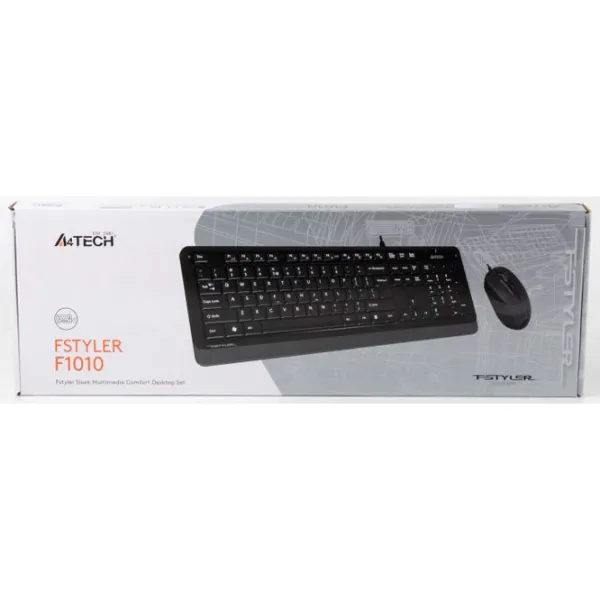 Tastatură A4Tech F1010 Cu fir/ Gray photo 5
