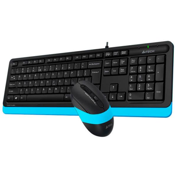Клавиатура A4Tech F1010 Проводная/ Синий photo 4