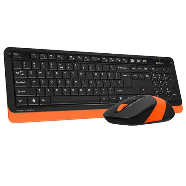 Tastatura & Mouse A4Tech FG1010 Fără fir / Orange photo 3