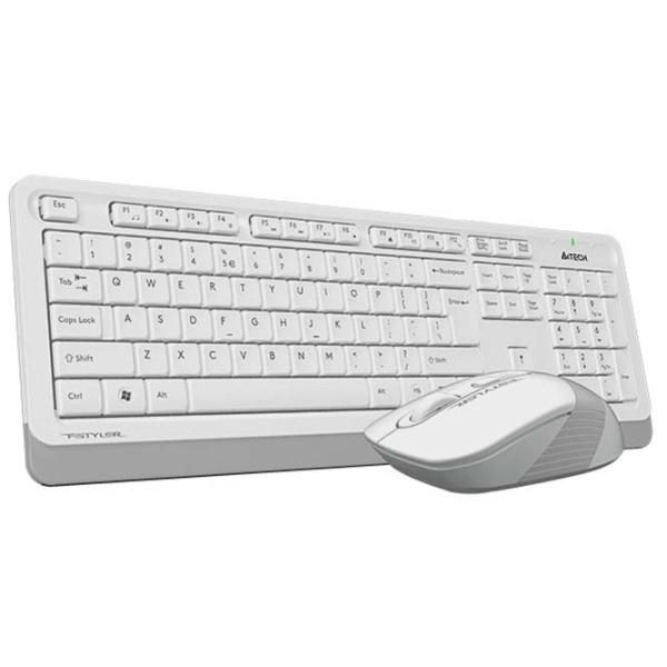 Клавиатура и Мышь A4Tech FG1010 Беспроводные / Белый photo 3