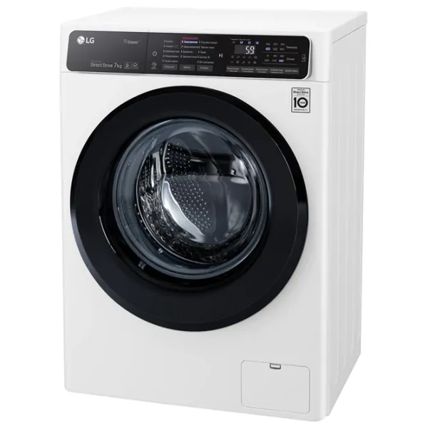Стиральная машина LG F2H5HS6W Direct Drive/Steam/6 Motion DD/7 кг/Белый photo 3 Стиральная машина LG F2H5HS6W Direct Drive/Steam/6 Motion DD/7 кг/Белый photo 3