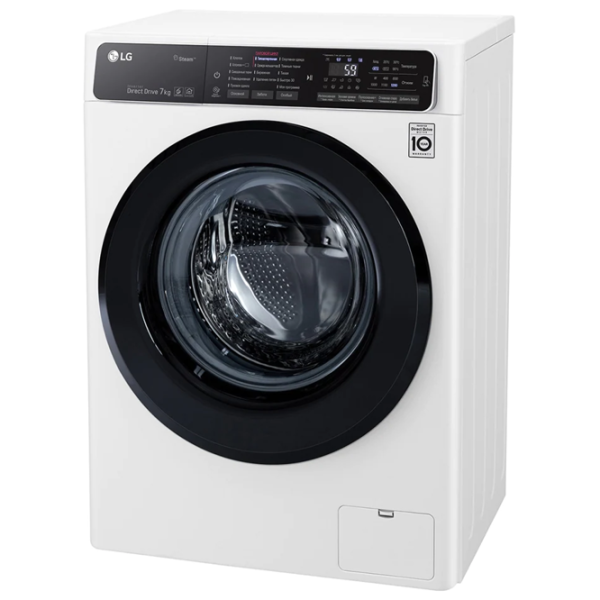 Стиральная машина LG F2H5HS6W Direct Drive/Steam/6 Motion DD/7 кг/Белый photo 3 Стиральная машина LG F2H5HS6W Direct Drive/Steam/6 Motion DD/7 кг/Белый photo 3