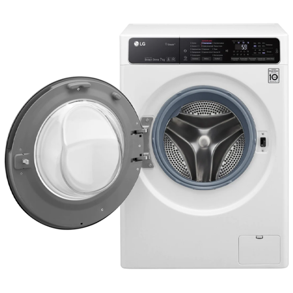 Стиральная машина LG F2H5HS6W Direct Drive/Steam/6 Motion DD/7 кг/Белый photo 6 Стиральная машина LG F2H5HS6W Direct Drive/Steam/6 Motion DD/7 кг/Белый photo 6
