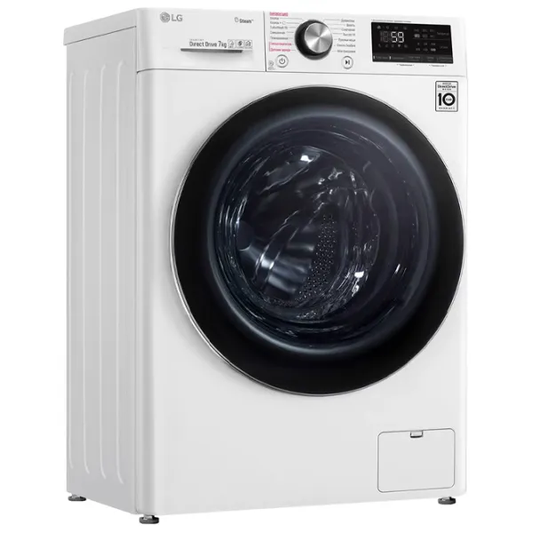 Mașină de spălat LG F2V9HS9W Direct Drive/AI DD/Steam/TurboWash/7 kg/White photo 2