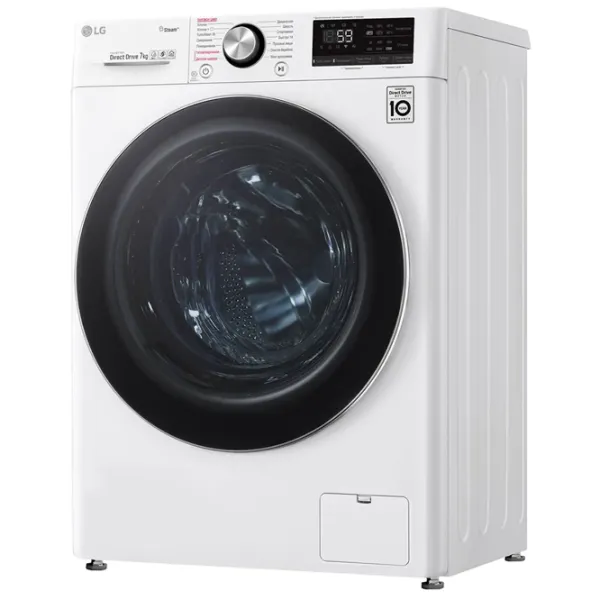 Mașină de spălat LG F2V9HS9W Direct Drive/AI DD/Steam/TurboWash/7 kg/White photo 3