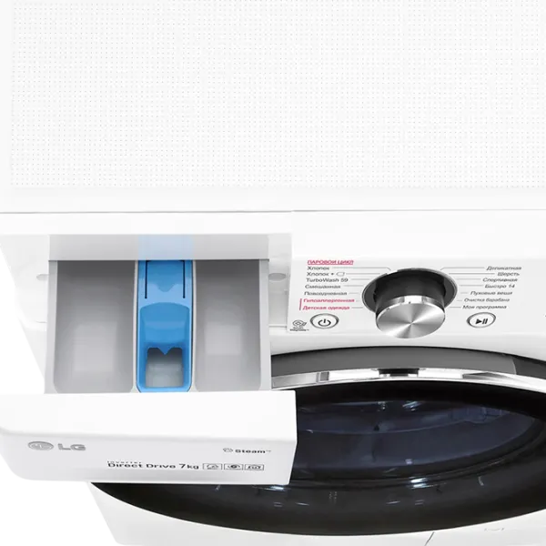 Mașină de spălat LG F2V9HS9W Direct Drive/AI DD/Steam/TurboWash/7 kg/White photo 10