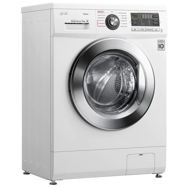 Стиральная машина LG F12M7HDS3 Direct Drive/Steam/6 Motion DD/7 кг/Белый photo 2 Стиральная машина LG F12M7HDS3 Direct Drive/Steam/6 Motion DD/7 кг/Белый photo 2