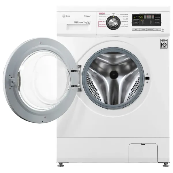 Стиральная машина LG F12M7HDS3 Direct Drive/Steam/6 Motion DD/7 кг/Белый photo 6 Стиральная машина LG F12M7HDS3 Direct Drive/Steam/6 Motion DD/7 кг/Белый photo 6