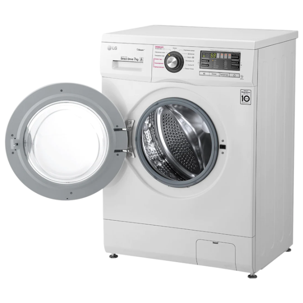 Стиральная машина LG F12M7HDS3 Direct Drive/Steam/6 Motion DD/7 кг/Белый photo 7 Стиральная машина LG F12M7HDS3 Direct Drive/Steam/6 Motion DD/7 кг/Белый photo 7