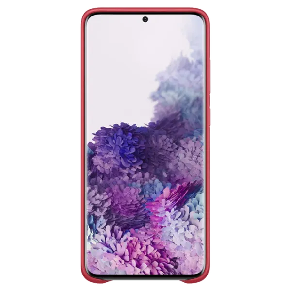 Husa Samsung Galaxy S20+ Original Back/ Leather/ Red photo 3