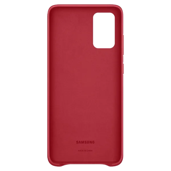 Husa Samsung Galaxy S20+ Original Back/ Leather/ Red photo 4
