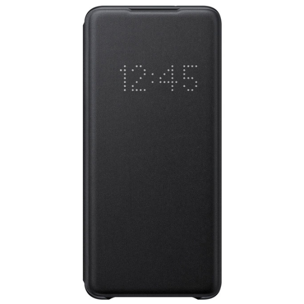 Чехол для смартфона Samsung Galaxy S20+ Samsung/ LED Flip Wallet/ PU/ Черный photo 2