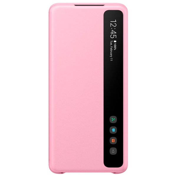 Чехол для смартфона Samsung Galaxy S20+ Samsung/ Flip Cover View/ PU/ Розовый photo 2