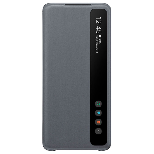 Чехол для смартфона Samsung Galaxy S20+ Samsung/ Flip Cover View/ PU/ Серый photo 2