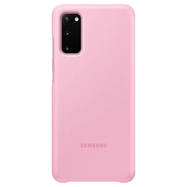 Чехол для смартфона Samsung Galaxy S20 Samsung/ Flip Cover View/ PU/ Розовый photo 2