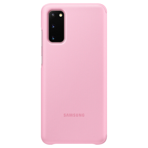 Чехол для смартфона Samsung Galaxy S20 Samsung/ Flip Cover View/ PU/ Розовый photo 2