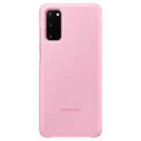 Чехол для смартфона Samsung Galaxy S20 Samsung/ Flip Cover View/ PU/ Розовый photo 2