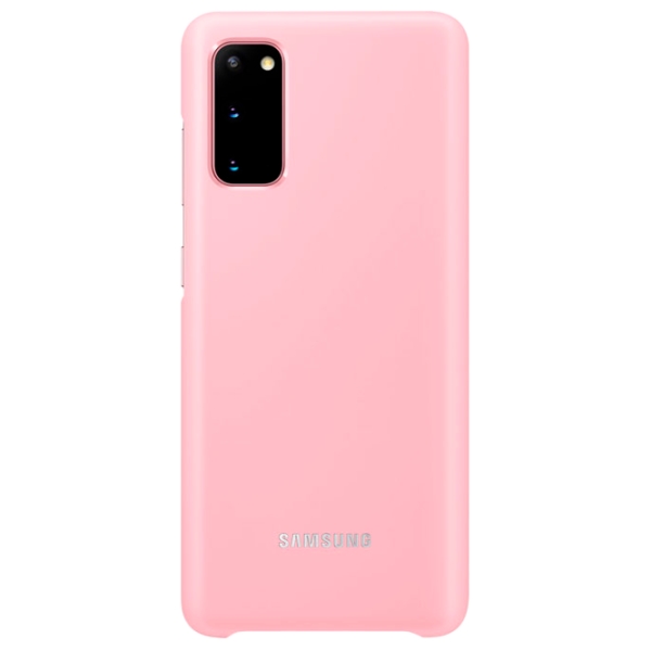 Чехол для смартфона Samsung Galaxy S20 Samsung/ Led Cover/ PU/ Розовый photo 2 Чехол для смартфона Samsung Galaxy S20 Samsung/ Led Cover/ PU/ Розовый photo 2
