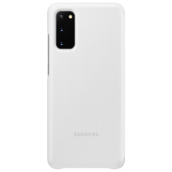Husă pentru smartphone Samsung Galaxy S20 Samsung/ Flip Cover View/ PU/ White photo 2