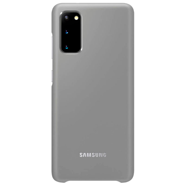 Чехол для смартфона Samsung Galaxy S20 Samsung/ Led Cover/ Силикон/ Серый photo 2