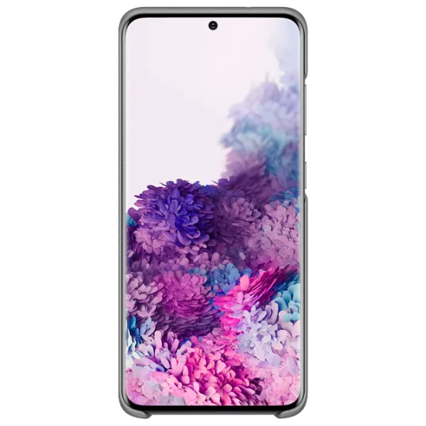Чехол для смартфона Samsung Galaxy S20 Samsung/ Led Cover/ Силикон/ Серый photo 3