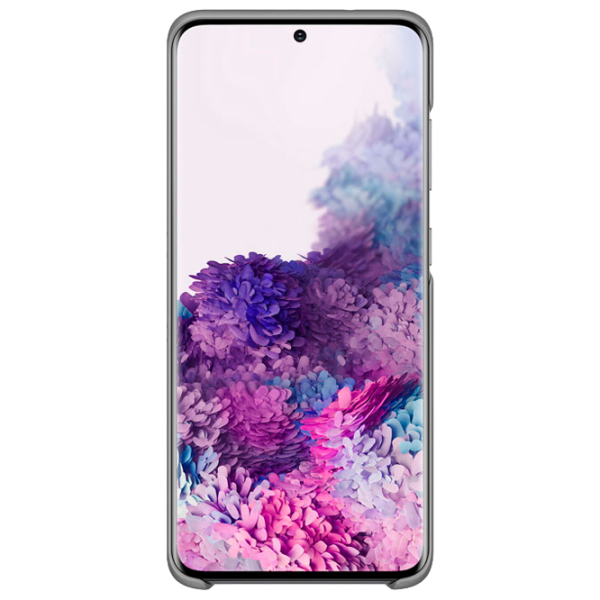 Чехол для смартфона Samsung Galaxy S20 Samsung/ Led Cover/ Силикон/ Серый photo 3