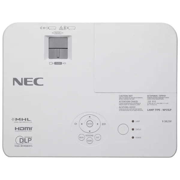 Proiector NEC V302H Home and Office/ White photo 7 Proiector NEC V302H Home and Office/ White photo 7