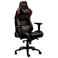 Scaun Gaming Canyon Corax Orange Black photo 2