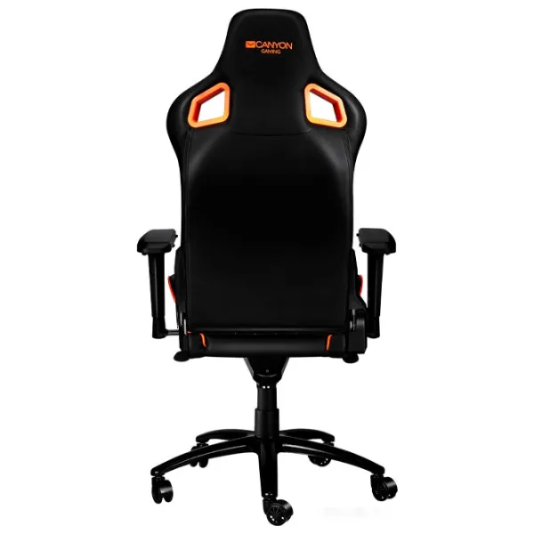 Scaun Gaming Canyon Corax Orange Black photo 4