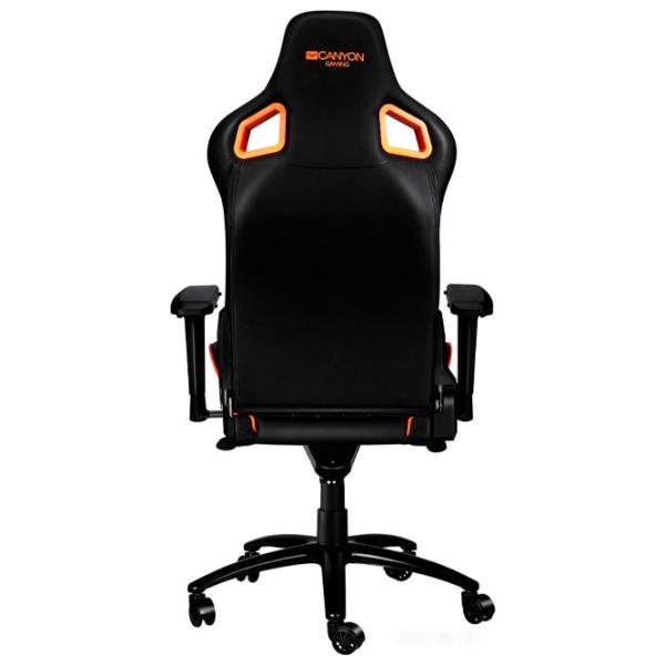 Scaun Gaming Canyon Corax Orange Black photo 4