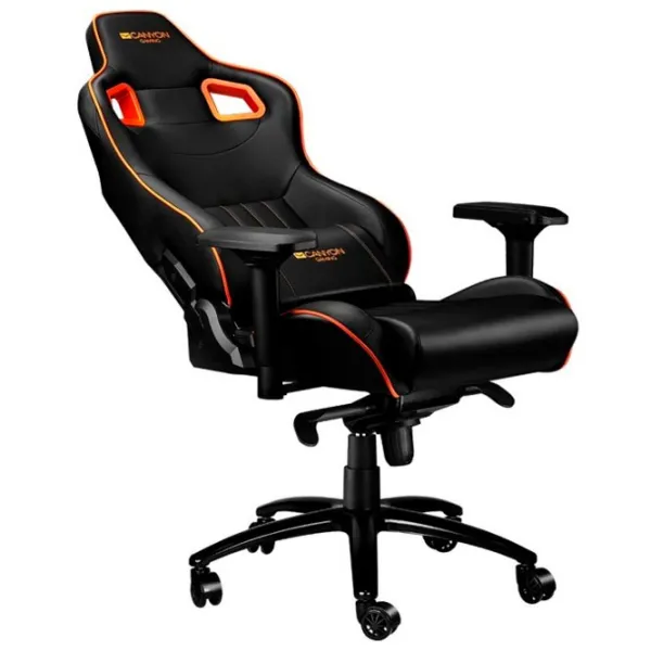 Scaun Gaming Canyon Corax Orange Black photo 5