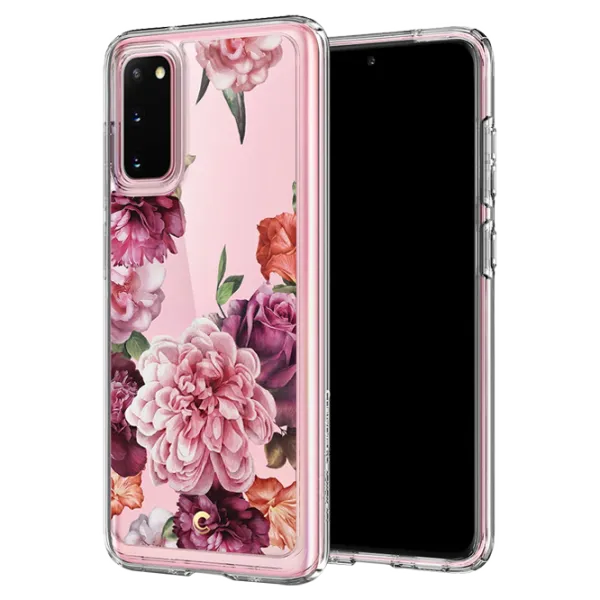 Чехол для смартфона Samsung Galaxy S20 Spigen/ Back/ TPU/ Rose Прозрачный photo 4 Чехол для смартфона Samsung Galaxy S20 Spigen/ Back/ TPU/ Rose Прозрачный photo 4
