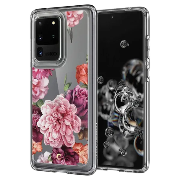 Чехол для смартфона Samsung Galaxy S20 Ultra Spigen/ Back/ TPU/ Rose Прозрачный photo 4 Чехол для смартфона Samsung Galaxy S20 Ultra Spigen/ Back/ TPU/ Rose Прозрачный photo 4
