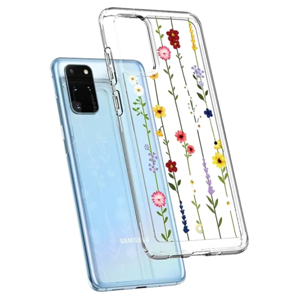 Husă pentru smartphone Samsung Galaxy S20+ Spigen/ Back/ TPU/ Flowers Transparent photo 5 Husă pentru smartphone Samsung Galaxy S20+ Spigen/ Back/ TPU/ Flowers Transparent photo 5