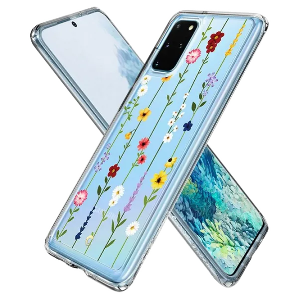 Husă pentru smartphone Samsung Galaxy S20+ Spigen/ Back/ TPU/ Flowers Transparent photo 6 Husă pentru smartphone Samsung Galaxy S20+ Spigen/ Back/ TPU/ Flowers Transparent photo 6