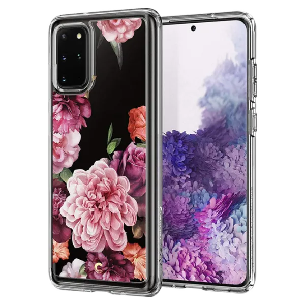 Чехол для смартфона Samsung Galaxy S20+ Spigen/ Back/ TPU/ Rose Прозрачный photo 4 Чехол для смартфона Samsung Galaxy S20+ Spigen/ Back/ TPU/ Rose Прозрачный photo 4