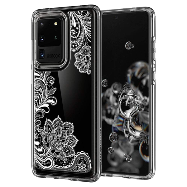 Husă pentru smartphone Samsung Galaxy S20+ Spigen/ Back/ TPU/ White Transparent photo 4
