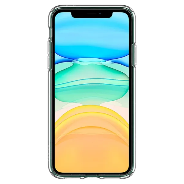 Husă pentru smartphone Apple iPhone 11 Spigen/ Back/ TPU/ Blue Transparent photo 2