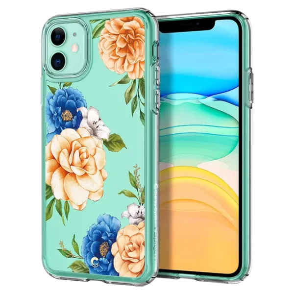 Husă pentru smartphone Apple iPhone 11 Spigen/ Back/ TPU/ Blue Transparent photo 3