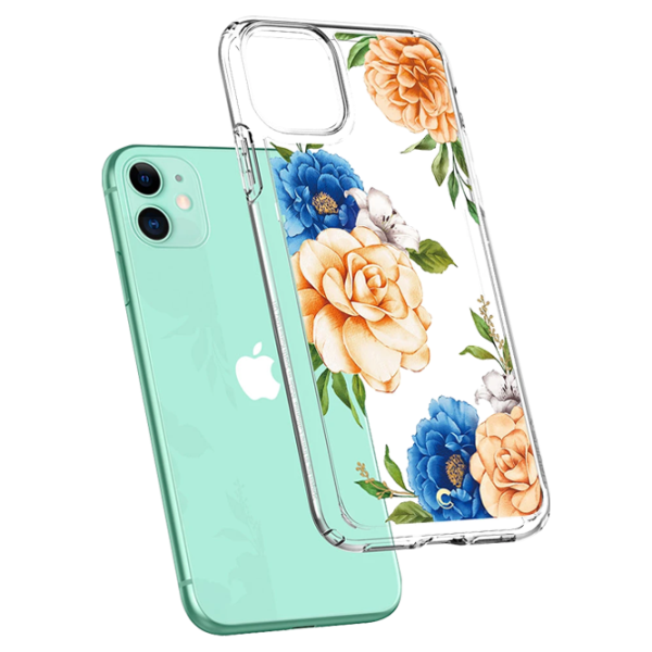 Husă pentru smartphone Apple iPhone 11 Spigen/ Back/ TPU/ Blue Transparent photo 4