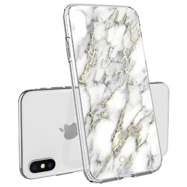 Husă pentru smartphone Apple iPhone XS Spigen/ Back/ TPU/ Marble White photo 4 Husă pentru smartphone Apple iPhone XS Spigen/ Back/ TPU/ Marble White photo 4