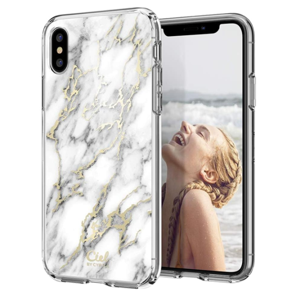 Husă pentru smartphone Apple iPhone XS Spigen/ Back/ TPU/ Marble White photo 5 Husă pentru smartphone Apple iPhone XS Spigen/ Back/ TPU/ Marble White photo 5