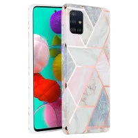Husă pentru smartphone Samsung Galaxy A51 Spigen/ Back/ TPU/ Marble Pink photo 2