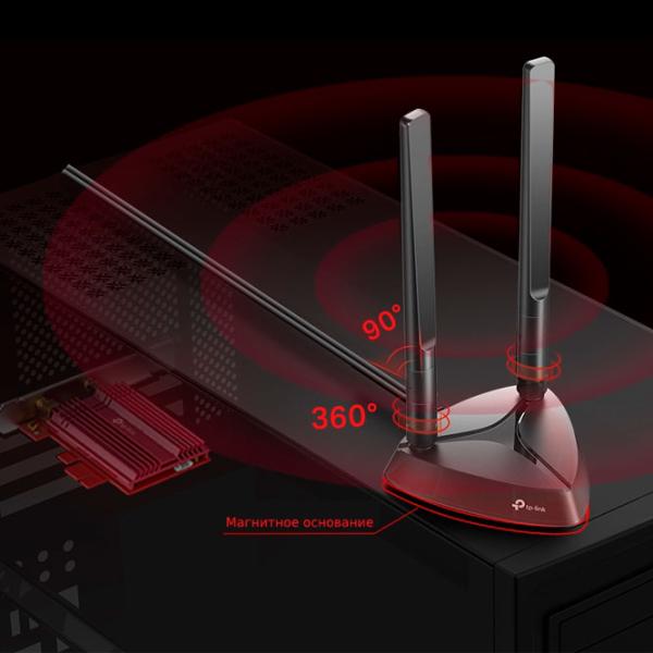 LAN Adapter TP-Link Archer TX3000E Антенна/ Черный photo 5