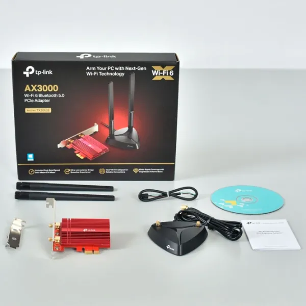 LAN Adapter TP-Link Archer TX3000E Антенна/ Черный photo 8