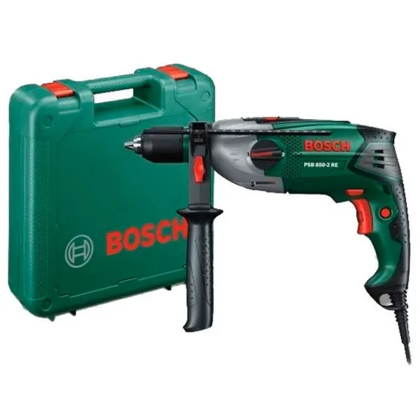 Mașină de găurit Bosch PSB 850-2 RE CT (0603173020) 850 W/ 2800 rot/ min photo 5