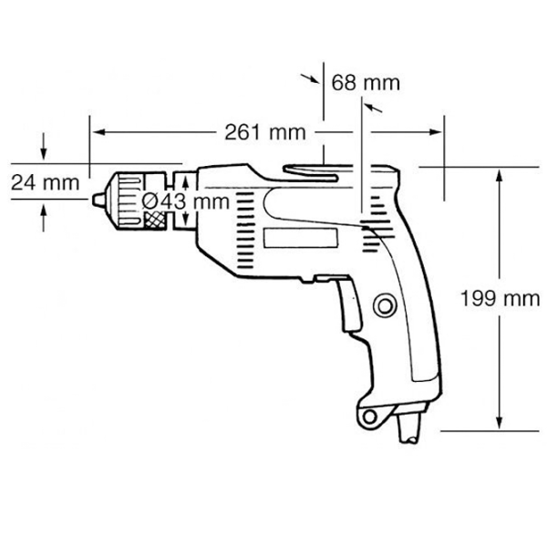 Дрель Makita 6408 530 Вт/ 2500 об/ мин photo 6